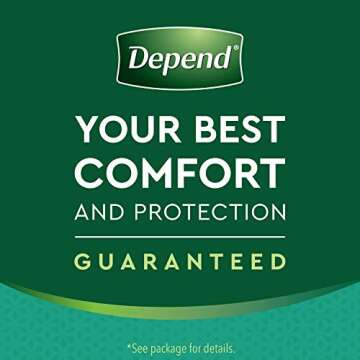 Depend FIT-FLEX Incontinence Underwear for Women, Maximum Absorbency, L, Tan (Packaging may vary)