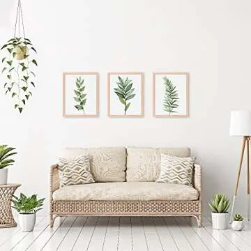 ATOBART Oak Wood Picture Frames Set of 2, 8x10