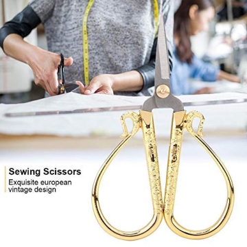 Stylish Vintage Stainless Steel Scissors for Crafting