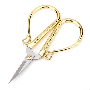 Stylish Vintage Stainless Steel Scissors for Crafting