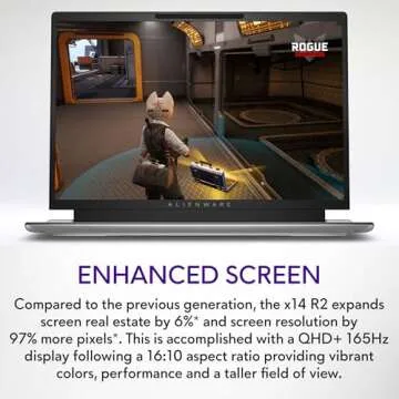 Alienware x14 R2 Gaming Laptop 14" QHD+ RTX 4060 32GB RAM