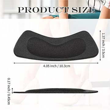 Hotop Heel Cushion Pads Inserts for Loose Shoes - Comfort & Style