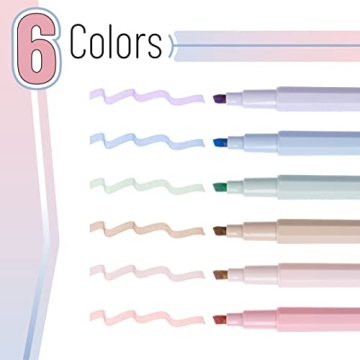 Mr. Pen Aesthetic Highlighters, 6 Pastel Colors for All Ages