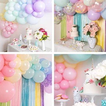 Pastel Balloon Garland Kit for Parties Macaron Theme Decoration