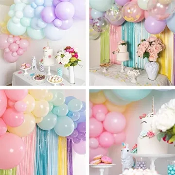 Pastel Balloon Garland Kit for Parties Macaron Theme Decoration