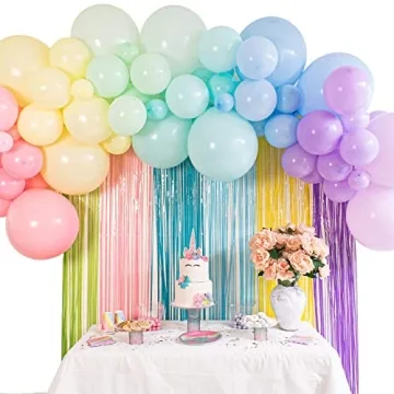 Pastel Balloon Garland Kit for Parties Macaron Theme Decoration