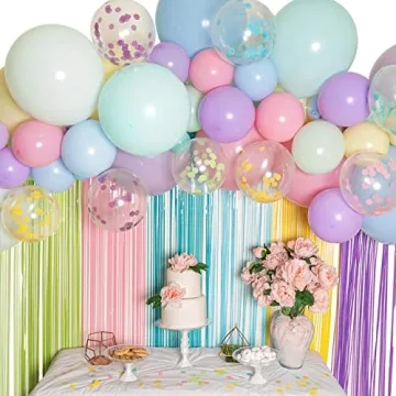 Pastel Balloon Garland Kit for Parties Macaron Theme Decoration