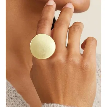 Stunning Aprilery Gold Rings for Women, Chic and Bold