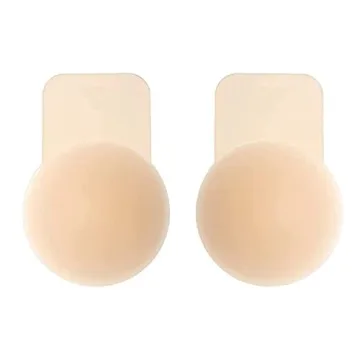 Promking Silicone Breast Lift Pasties - Invisible, Reusable Nipple Covers for Women