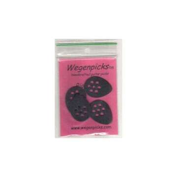4 Pack Wegen Big City Picks 1.4mm (Black)