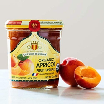USDA Organic Apricot Jam Spread – 12 OZ Made in France