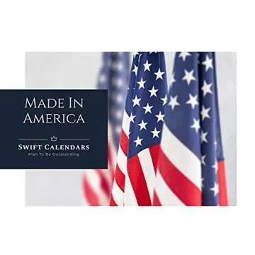 32" x 48" SwiftGlimpse 2021 Wall Calendar Erasable Large XL Wet & Dry Erase Laminated 12 Month Annual Yearly Wall Planner, Navy