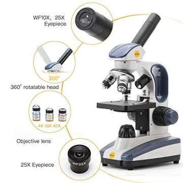 SWIFT Compound Monocular Microscope for Students and Hobbyists