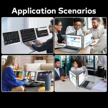 ForHelp Triple Portable Monitor for Enhanced Productivity