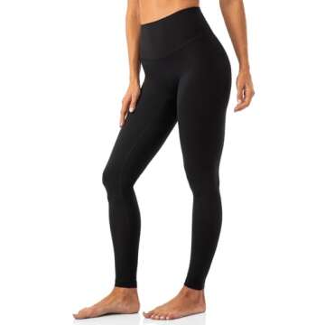 Lavento Women's All Day Soft Yoga Leggings - No Front Seam Activewear