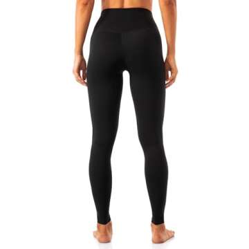 Lavento Women's All Day Soft Yoga Leggings - No Front Seam Activewear