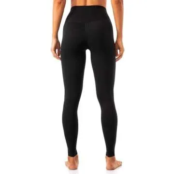Lavento Women's All Day Soft Yoga Leggings - No Front Seam Activewear