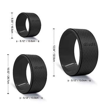 Eco-Friendly ATIVAFIT Yoga Wheel Set for Improved Flexibility