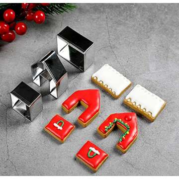 Gingerbread House Cookie Cutter Set - Perfect for Kids Baking Fun!