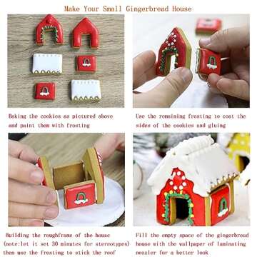 Gingerbread House Cookie Cutter Set - Perfect for Kids Baking Fun!