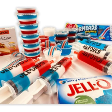 Jello Shot Syringes by JeloShots 32 Pack - Free Recipe eBook, Prewashed & Ready to Use, Jelly Shot Syringes for St. Patrick's Day, Nurses, Graduation, and Bachelorette Parties, Halloween Party Fun