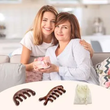 CKCLGTDM Wooden Scalp Massage Combs for Relaxation
