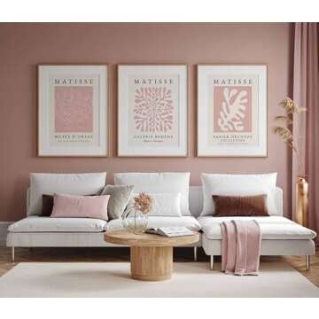 HesenDot Matisse Art Decor Set - Unframed Canvas Prints