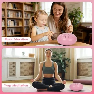 JINBAITAI Bear Steel Tongue Drum for Kids and Adults