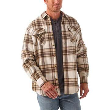 Wrangler Long Sleeve Sherpa Lined Shirt Jacket