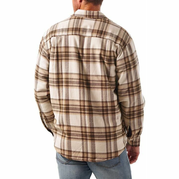 Wrangler Long Sleeve Sherpa Lined Shirt Jacket