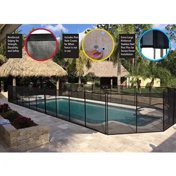 WaterWarden Pool Safety Fence 4' x 24' - Adjustable