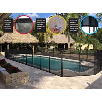 WaterWarden Pool Safety Fence 4' x 24' - Adjustable