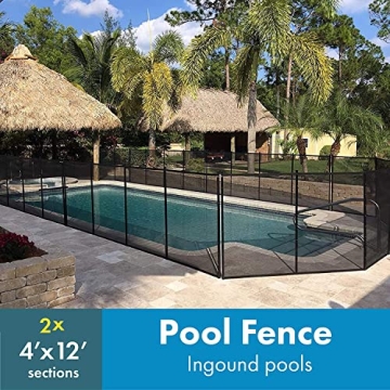 WaterWarden Pool Safety Fence 4' x 24' - Adjustable