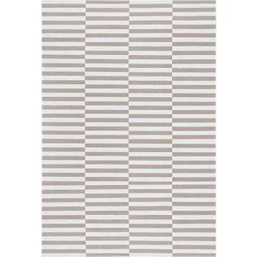 Rugs.com Georgia Collection Rug – 5' x 8' Taupe Flatweave Rug Perfect for Living Rooms, Large Dini...