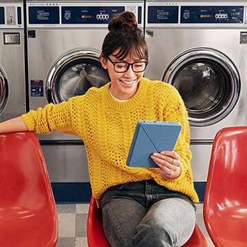 Amazon Fire HD 8 tablet, 8" HD display, 64 GB, (2020 release), designed for portable entertainment, Plum