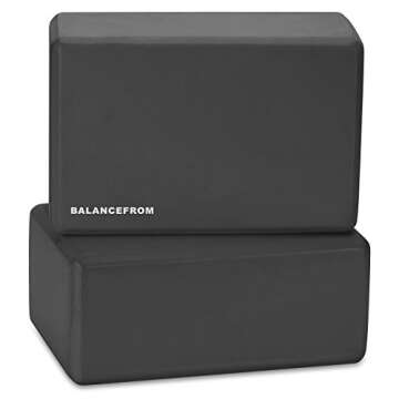 High Density Yoga Blocks from BalanceFrom for Perfect Support