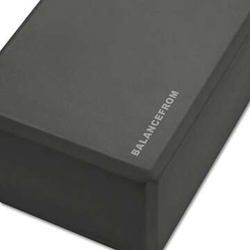 High Density Yoga Blocks from BalanceFrom for Perfect Support