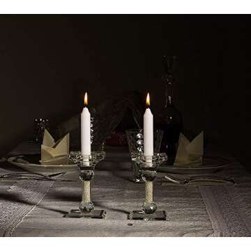 Jerusalem Candles Shabbat Candles - Traditional Shabbos Candles - 3 Hour - 1-Pack x 72 Count