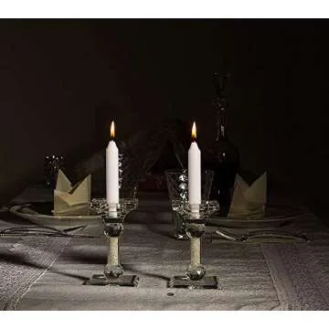 Jerusalem Candles Shabbat Candles - Traditional Shabbos Candles - 3 Hour - 1-Pack x 72 Count