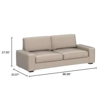 COOSLEEP Modern Sofas: Comfortable Loveseat for Cozy Spaces - Easy Installation