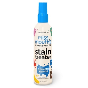 Miss Mouth's Messy Eater Stain Treater Spray - 4oz Stain Remover - Newborn & Baby Essentials - No Dr...