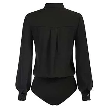 Chic Kate Kasin Bow Tie Neck Blouse for Office Wear
