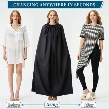 SMEKLYN Portable Changing Room Changing Tent for Dancer Instant Dressing Cover Ups Privacy Shelters ...