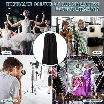 SMEKLYN Portable Changing Room Changing Tent for Dancer Instant Dressing Cover Ups Privacy Shelters for Beach Car Boating Taking Photo, 4.59ft Length