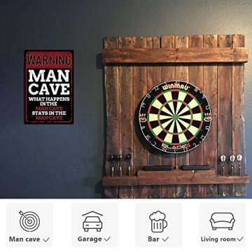 Putuo Decor Man Cave Metal Wall Sign for Home and Bars