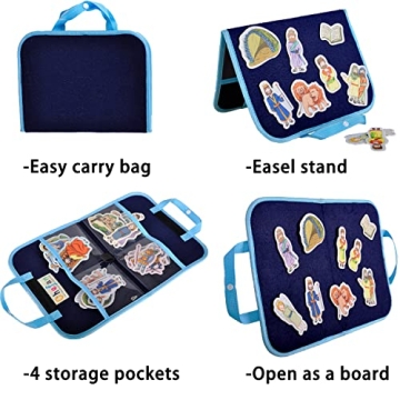 CHEFAN Felt Board Bible Stories Set for Kids Educational Play
