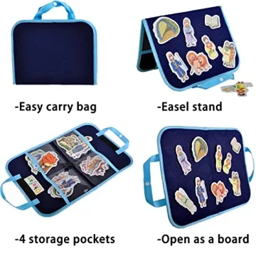 CHEFAN Felt Board Bible Stories Set for Kids Educational Play