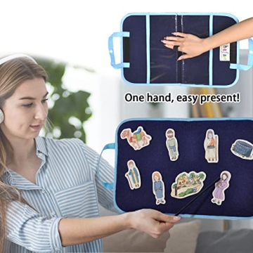 CHEFAN Felt Board Bible Stories Set for Kids Educational Play