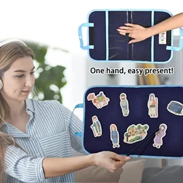 CHEFAN Felt Board Bible Stories Set for Kids Educational Play