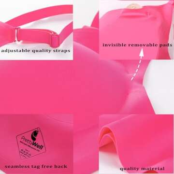 PRETTYWELL Comfortable Bralettes, Versatile Everyday Bras